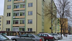 Augustave po renovacijos namai dažomi įvairiomis spalvomis