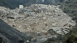 Žemės nuo&scaron;liauža Kinijoje