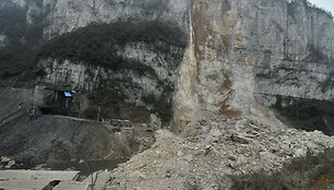 Žemės nuo&scaron;liauža Kinijoje