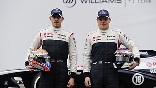 Pastoras Maldonado ir Valtteri Bottas