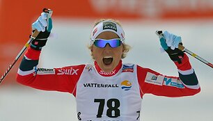Nugalėtoja Therese Johaug i&scaron; Norvegijos 