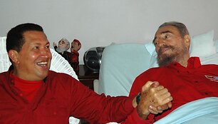 Hugo Chavezas ir Fidelis Castro (2006 m.)