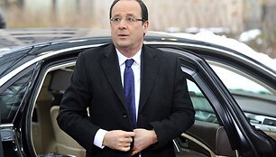 Prancūzijos prezidentas Francois Hollandeas