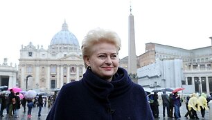 Dalia Grybauskaitė Vatikane