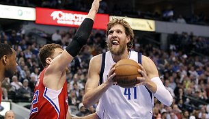 Blake'as Griffinas ir Dirkas Nowitzki