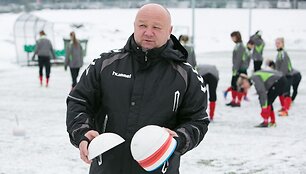 Lietuvos moterų futbolo rinktinės treneris Algirdas Paulauskas