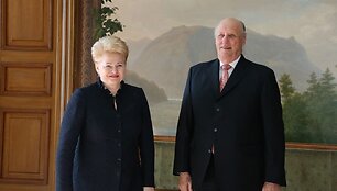 Dalia Grybauskaitė ir Norvegijos karalius Haraldas V