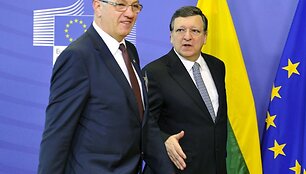 Algirdas Butkevičius ir Jose Manuelis Barroso