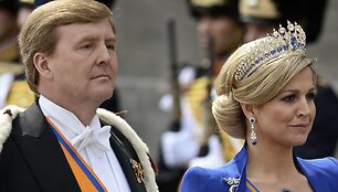 Nyderlandų karalius Willemas Alexanderis ir karalienė Maxima