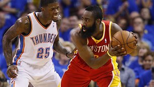 DeAndre Ligginsas ir Jamesas Hardenas