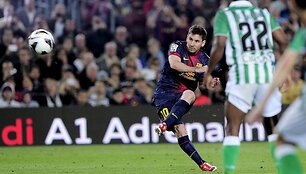 Lionelio Messi smūgis