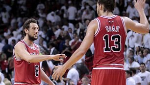 Marco Belinelli ir Joakimas Noahas