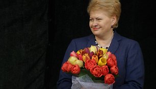 Dalia Grybauskaitė Burbiškio dvare