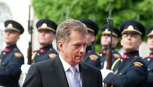 Suomijos prezidentas Sauli Niinisto