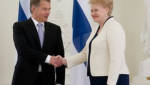 Suomijos prezidentas Sauli Niinisto ir Dalia Grybauskaitė