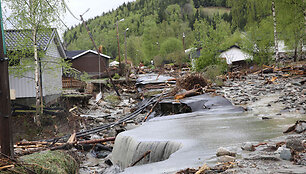 Potvynis Norvegijoje