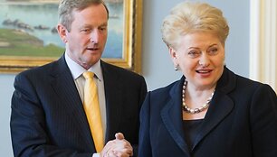 Enda Kenny ir Dalia Grybauskaitė