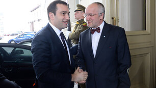 Irakli Alasania ir Juozas Olekas