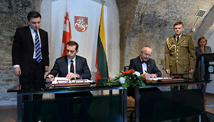 Irakli Alasania ir Juozas Olekas