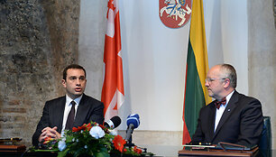 Irakli Alasania ir Juozas Olekas