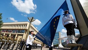 Vėliavų i&scaron;kėlimo ceremonija 