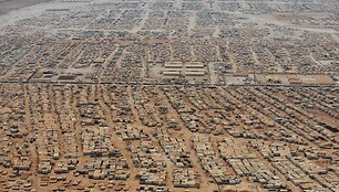 Sirijos pabėgėlių stovykla Jordanijoje 