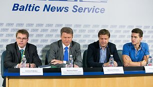 Aurimas Didžiokas, Rolandas Paksas, Rolandas Skaisgirys ir Donatas Montvydas