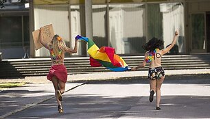 &bdquo;Femen&ldquo; protestas Stokholme
