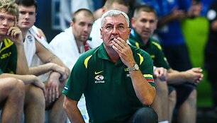 Lietuvos krep&scaron;inio rinktinės treneris Jonas Kazlauskas