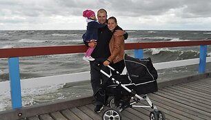 Mantas Mačius su &scaron;eima