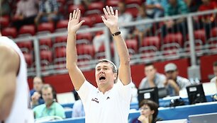 Latvijos krep&scaron;inio rinktinės treneris Ainars Bagatskis