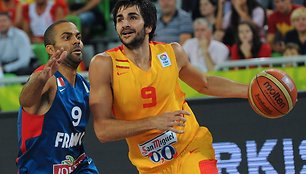 Tony Parkeris ir Ricky Rubio