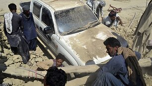 Žemės drebėjimo padariniai Pakistane 