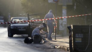 Bombos sprogimo vietoje dirba ekspertai.
