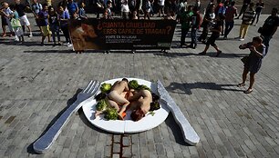 &bdquo;AnimaNaturalis&ldquo; aktyvistų akcija