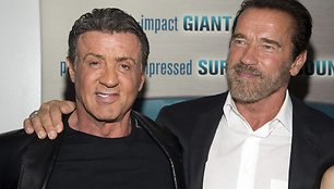 Sylvesteris Stallone ir Arnoldas Schwarzeneggeris