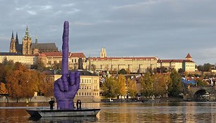 Čekijos valdžiai skirta meninė provokacija