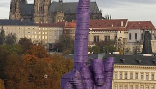 Čekijos valdžiai skirta meninė provokacija