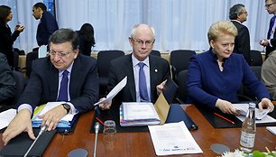 Jose Manueliu Barroso, Hermanas van Rompuy ir Dalia Grybauskaitė