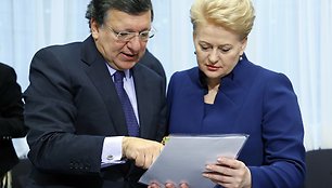 Jose Manueliu Barroso ir Dalia Grybauskaitė