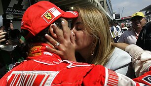 Felipe Massa ir jo žmona Anna Raffaela Bassi