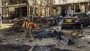 Bombos sprogimo padariniai Kvetos mieste