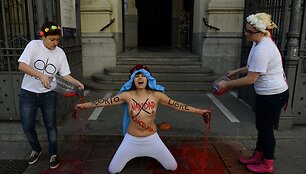 &bdquo;Femen&ldquo; protestas Madride