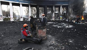 Protestuotojai Kijeve