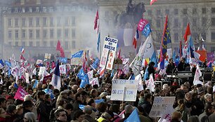 Prancūzijoje demonstracija prie&scaron; vyriausybės &bdquo;&scaron;eimos fobiją&ldquo;