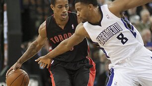 DeMaras DeRozanas ir Rudy Gay