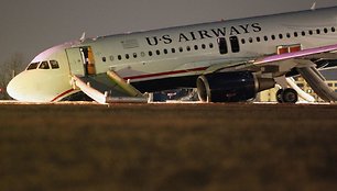 „Airbus 320“ lėktuvas Filadelfijos oro uoste