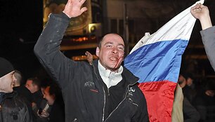 Donecke sužeistas protestuotojas