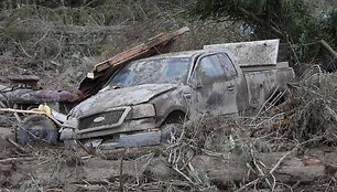Žemės nuo&scaron;liaužos padariniai Va&scaron;ingtono valstijoje