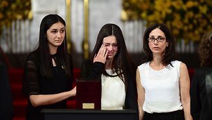 Atsisveikinimas su Kolumbijos ra&scaron;ytoju Gabrieliu Garcia Marquezu